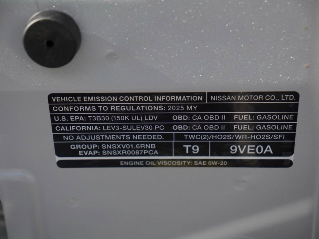 New 2025 Nissan Versa SV w/ Trunk Package image 25