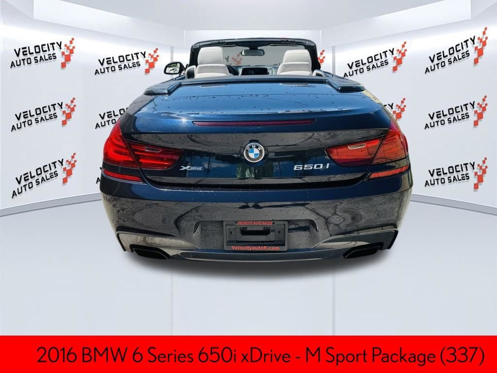 Used 2016 BMW 650i xDrive Convertible AWD/4WD image 4