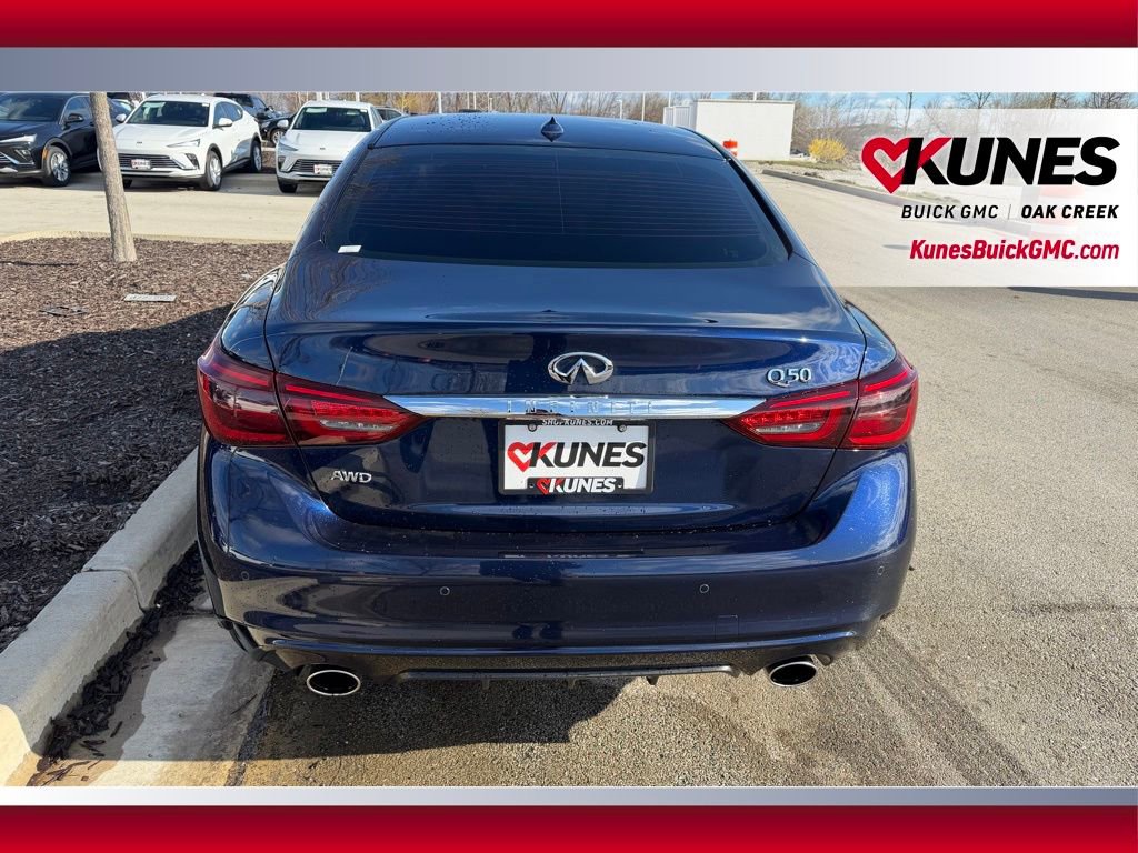 Used 2022 INFINITI Q50 Luxe w/ Cargo Package image 5