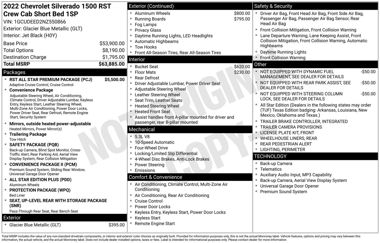 Used 2022 Chevrolet Silverado 1500 RST w/ RST All Star Premium Package AWD/4WD image 34