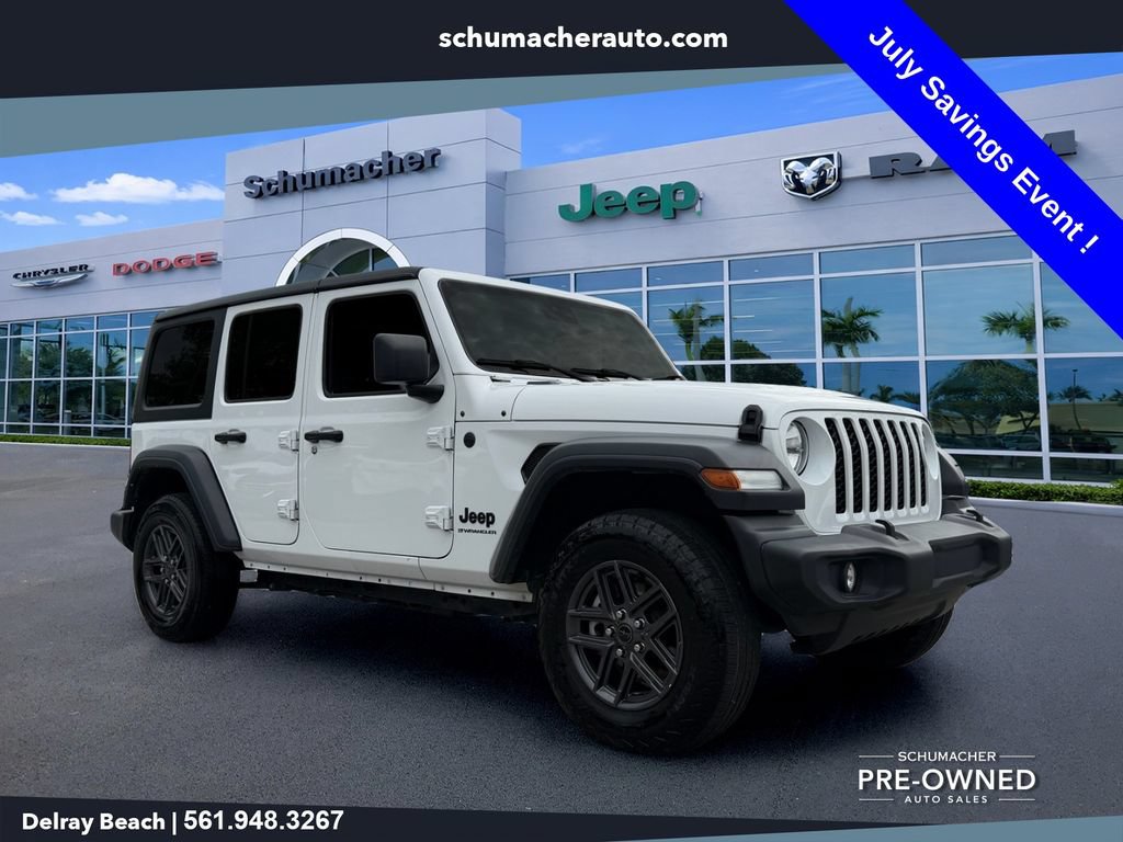 Used 2024 Jeep Wrangler Unlimited Sport AWD/4WD video 1