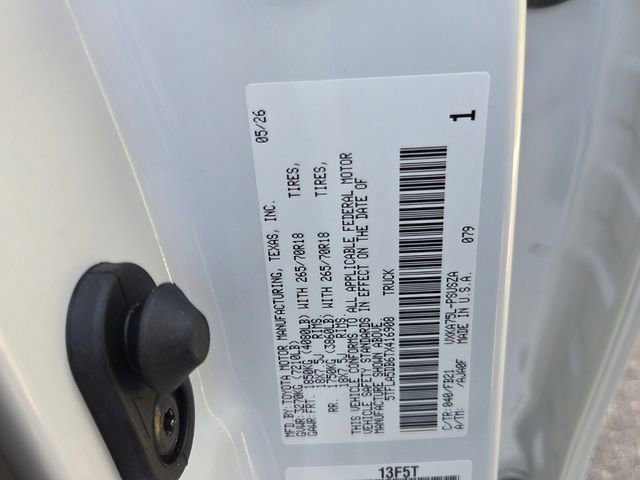 New 2026 Toyota Tundra SR5 AWD/4WD image 6