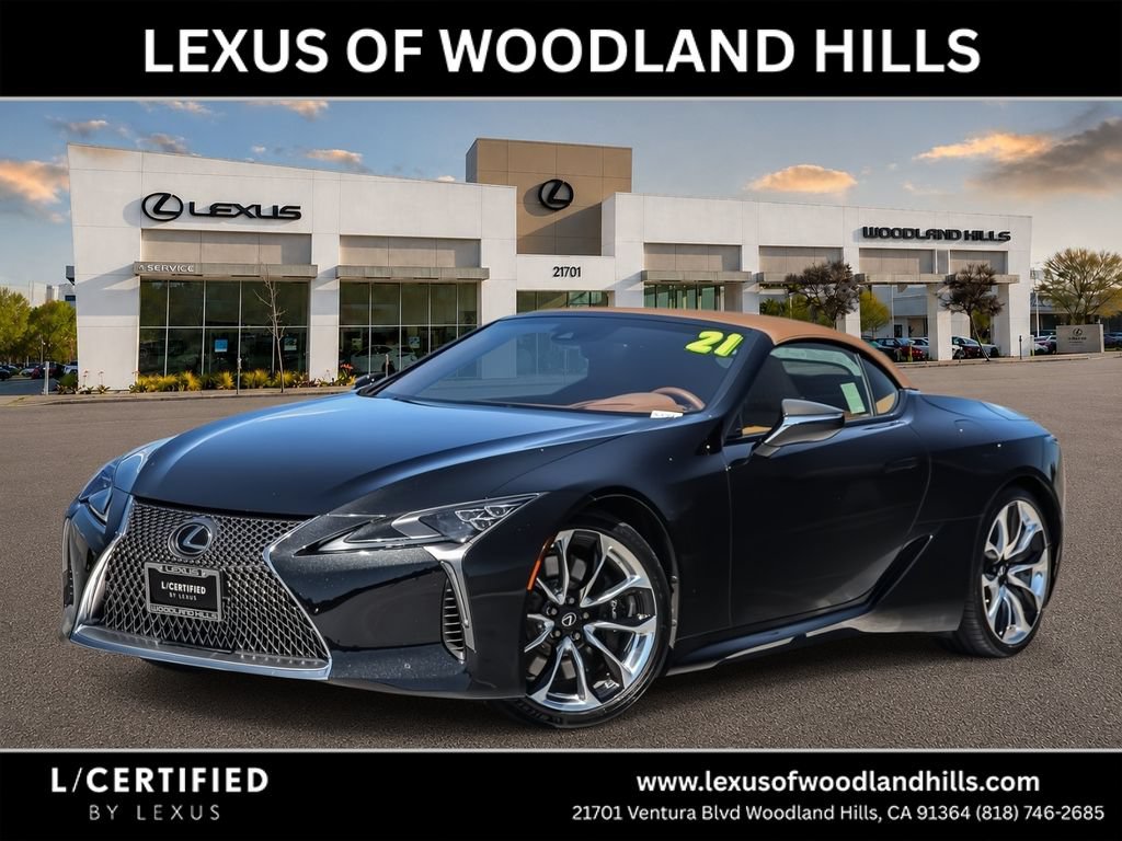 Certified 2021 Lexus LC 500 Convertible w/ Touring Package RWD image 1