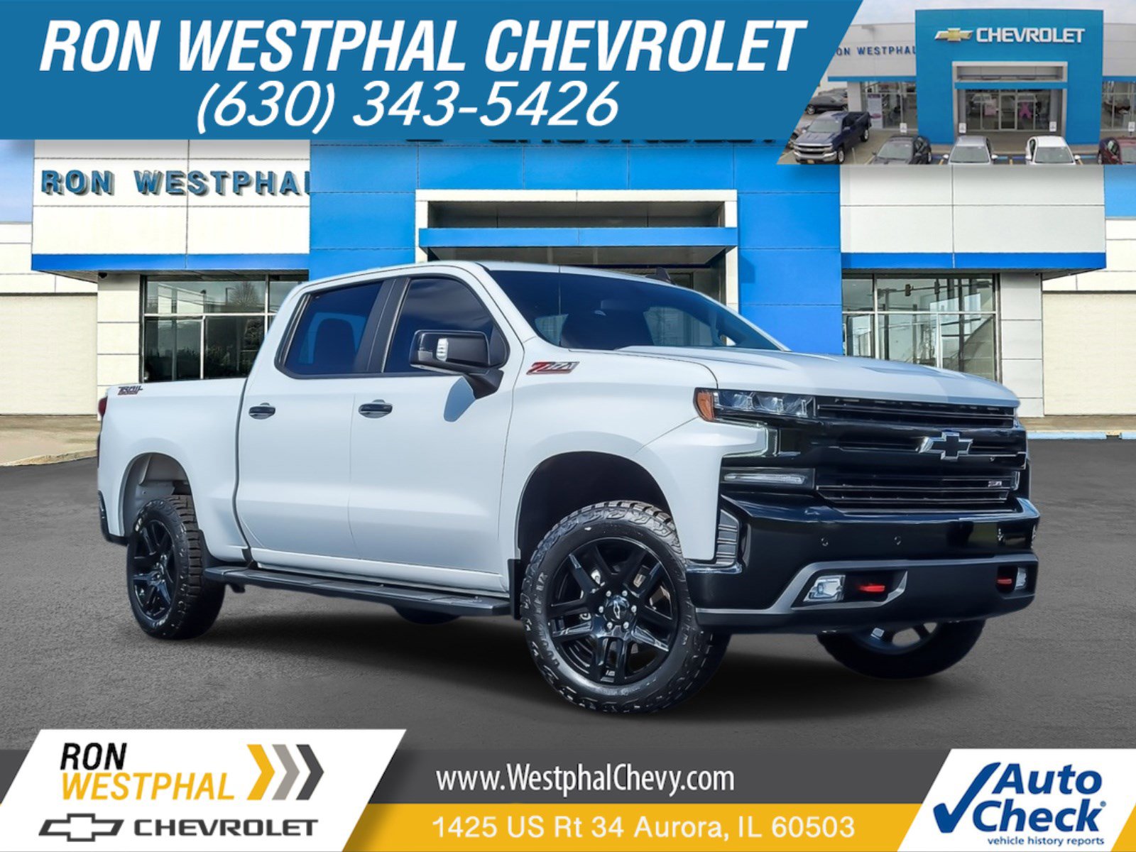 Certified 2022 Chevrolet Silverado 1500 LT Trail Boss w/ Safety Package image 1