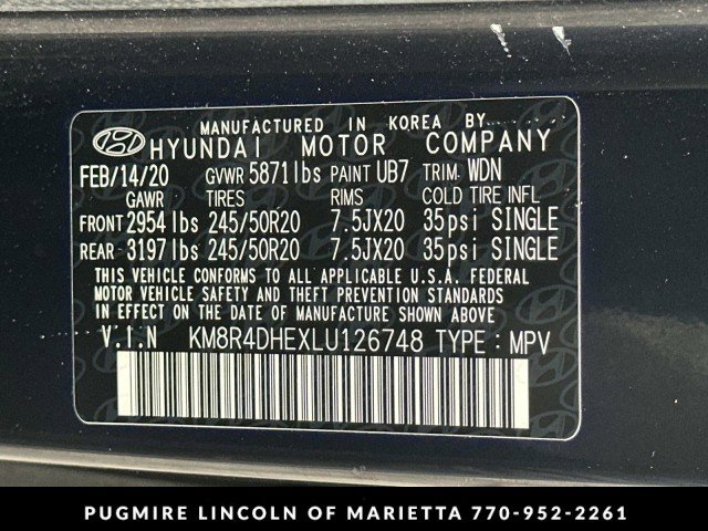 Used 2020 Hyundai Palisade SEL w/ Premium Package image 38