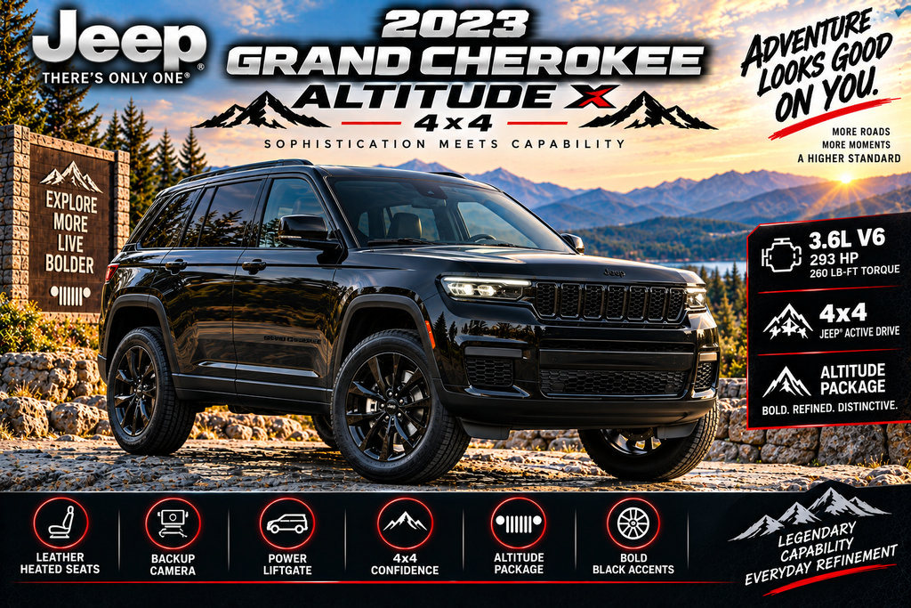 Used 2023 Jeep Grand Cherokee Altitude AWD/4WD image 2