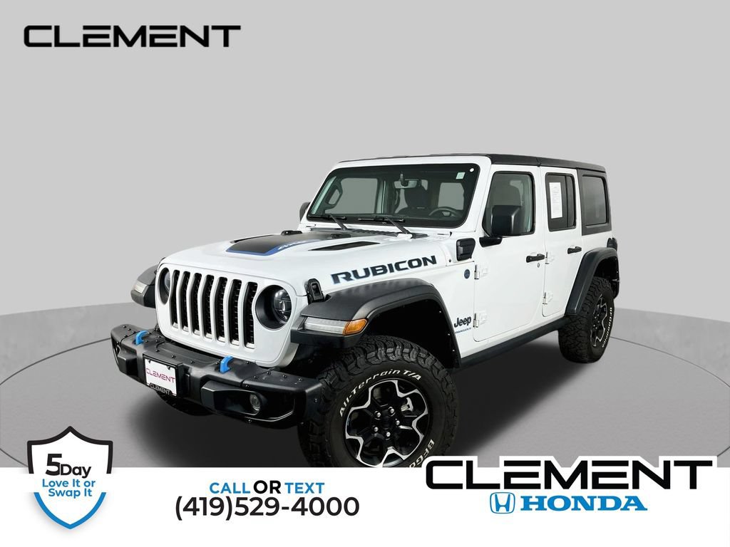 Used 2023 Jeep Wrangler Unlimited Rubicon 4xe w/ Steel Bumper Group AWD/4WD 360° Tour