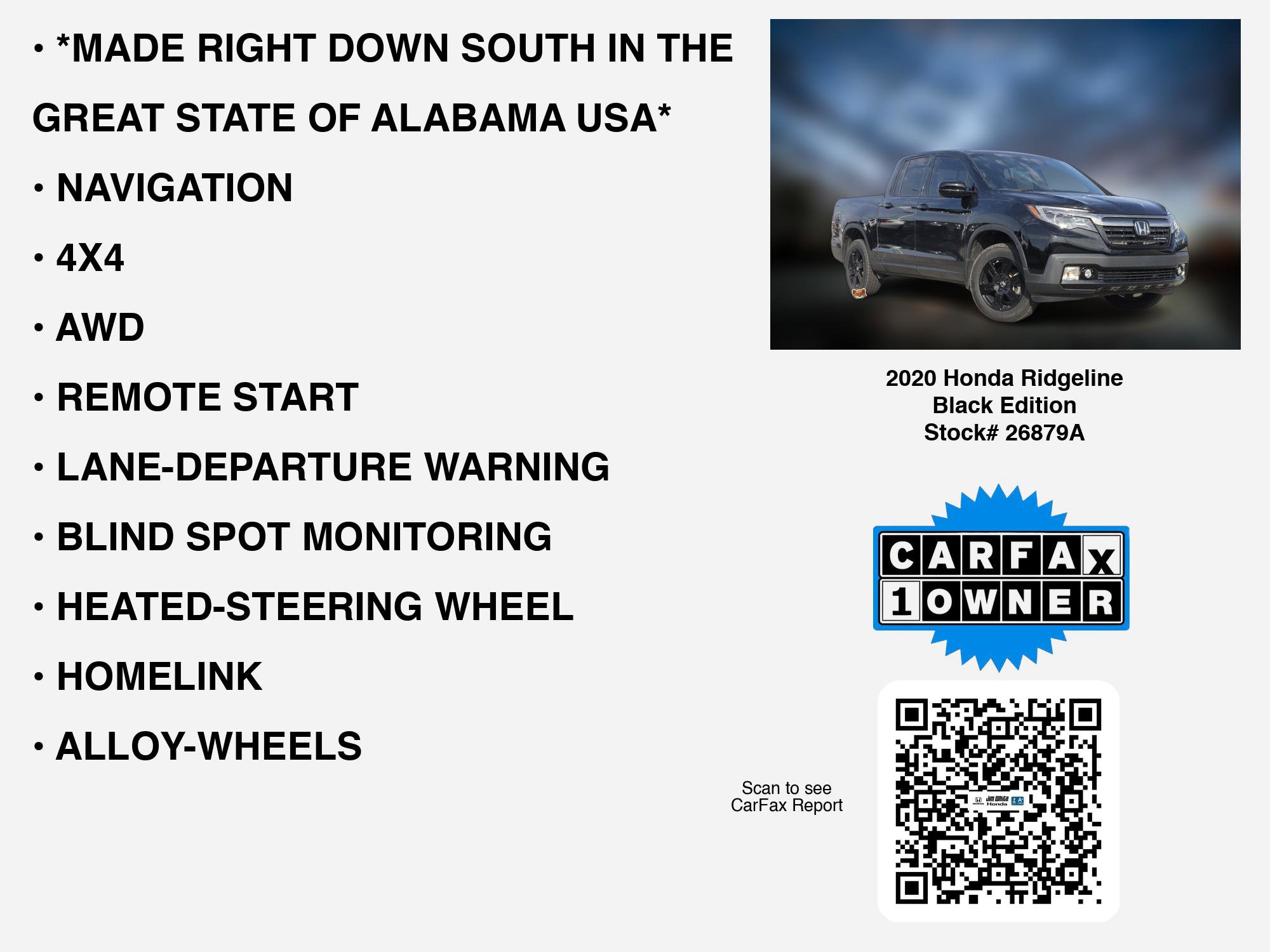 Used 2020 Honda Ridgeline Black Edition image 7