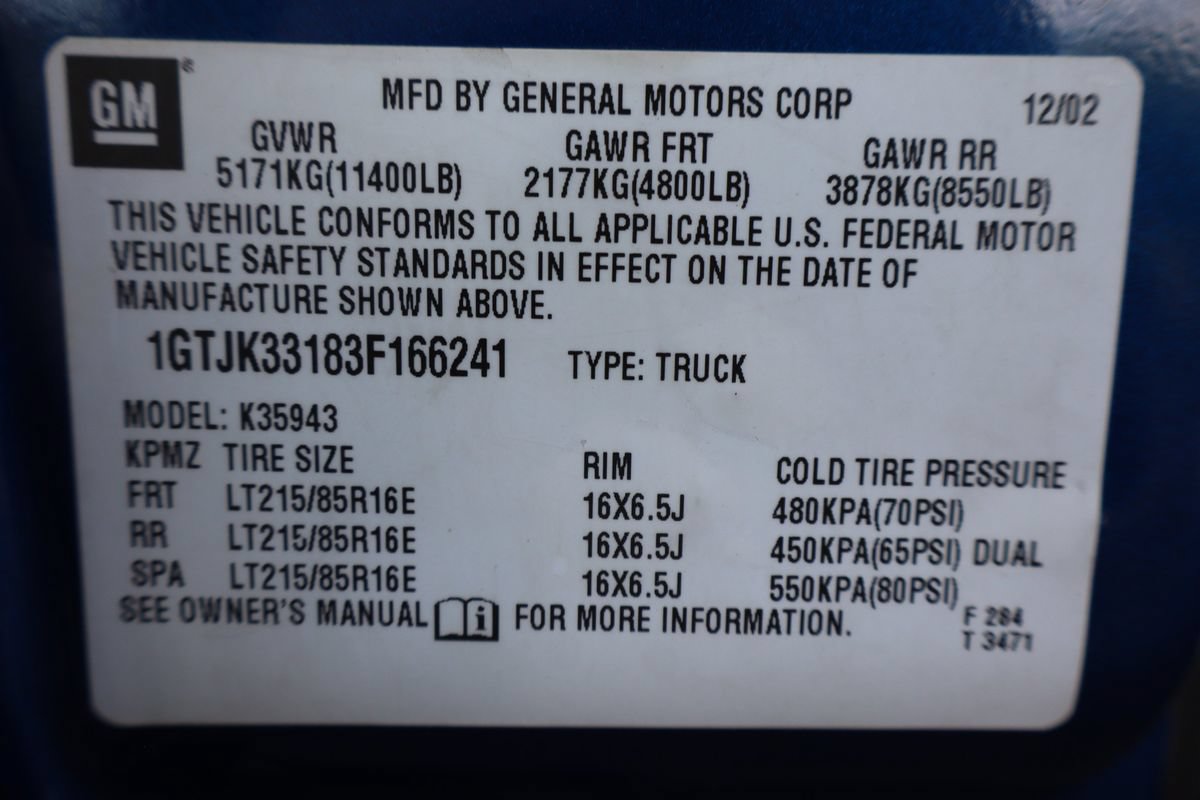 Used 2003 GMC Sierra 3500 SLE AWD/4WD image 43