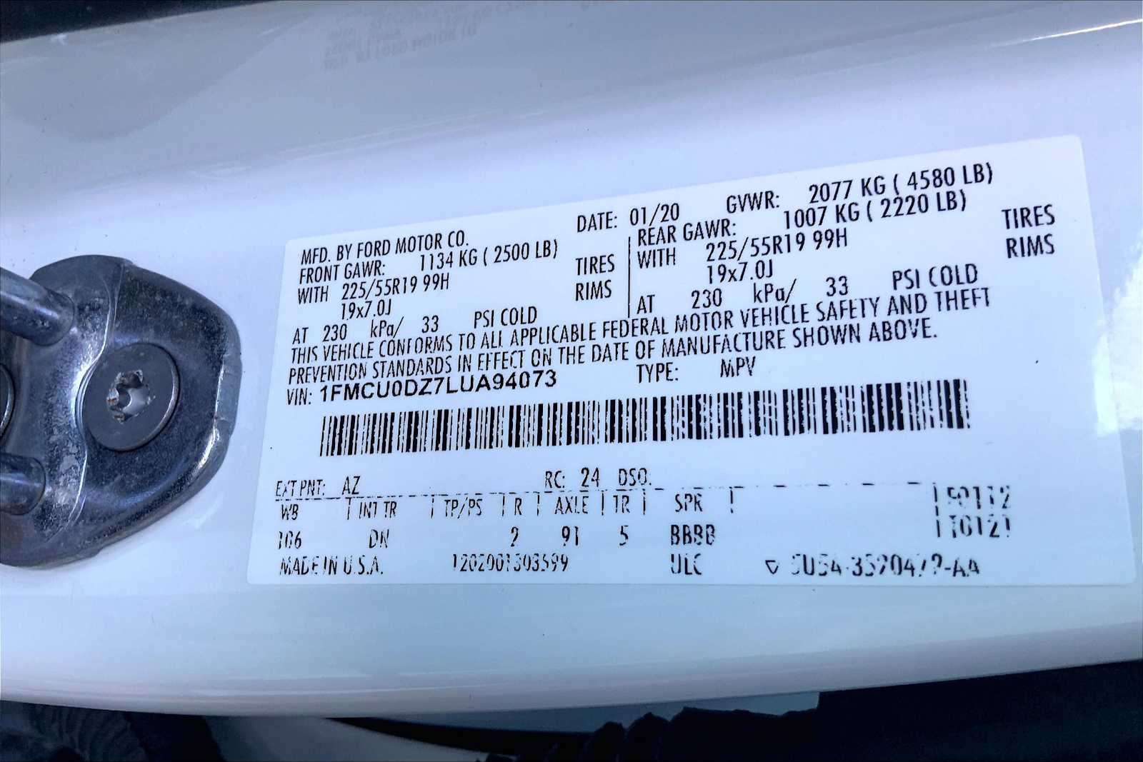 Used 2020 Ford Escape Titanium FWD image 34