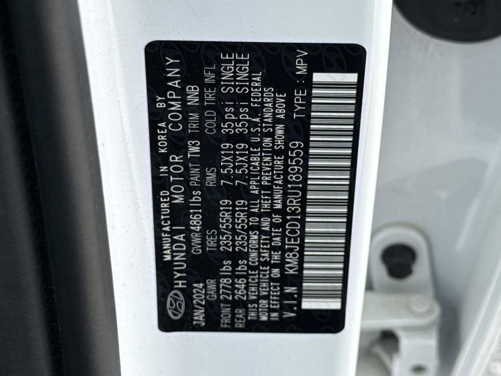 Used 2024 Hyundai Tucson Limited image 30