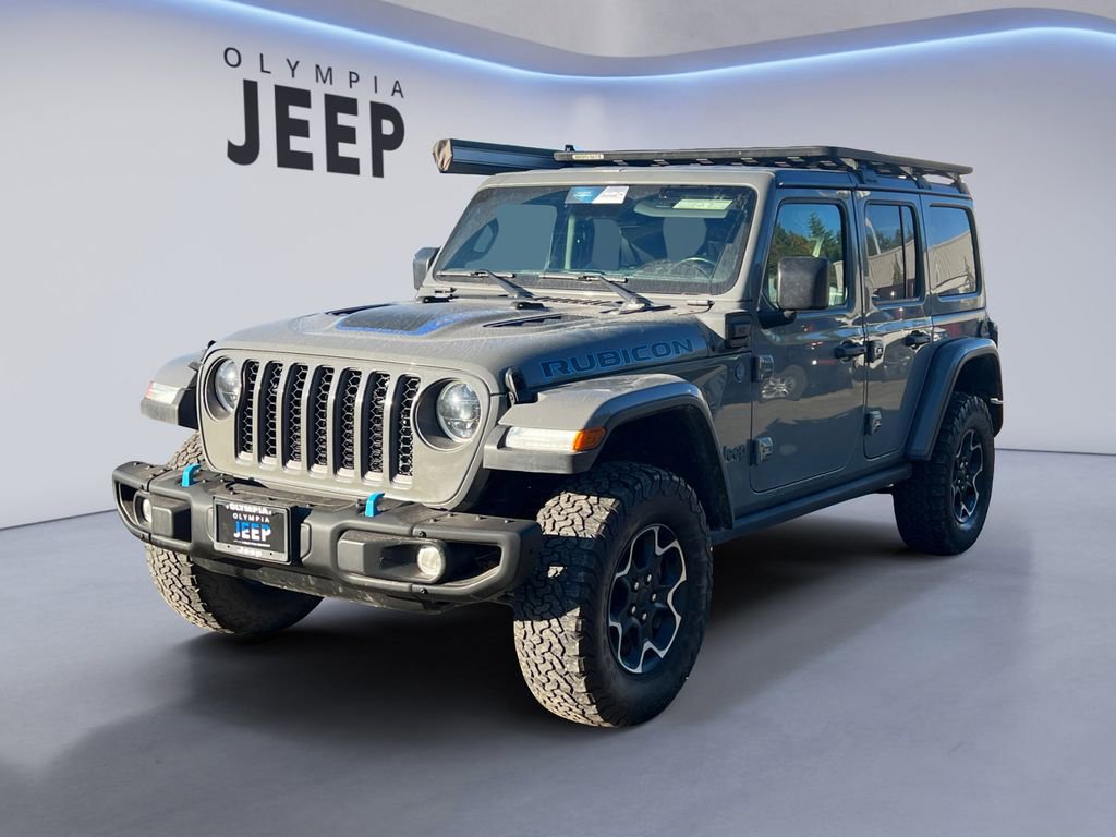 Used 2023 Jeep Wrangler Unlimited Rubicon 4xe w/ Steel Bumper Group