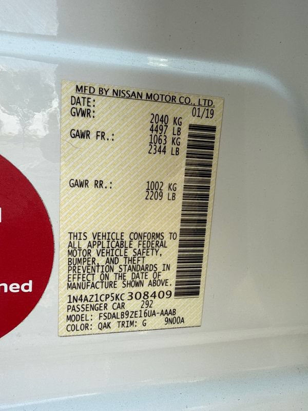 Used 2019 Nissan Leaf S w/ S Charge Package FWD image 26