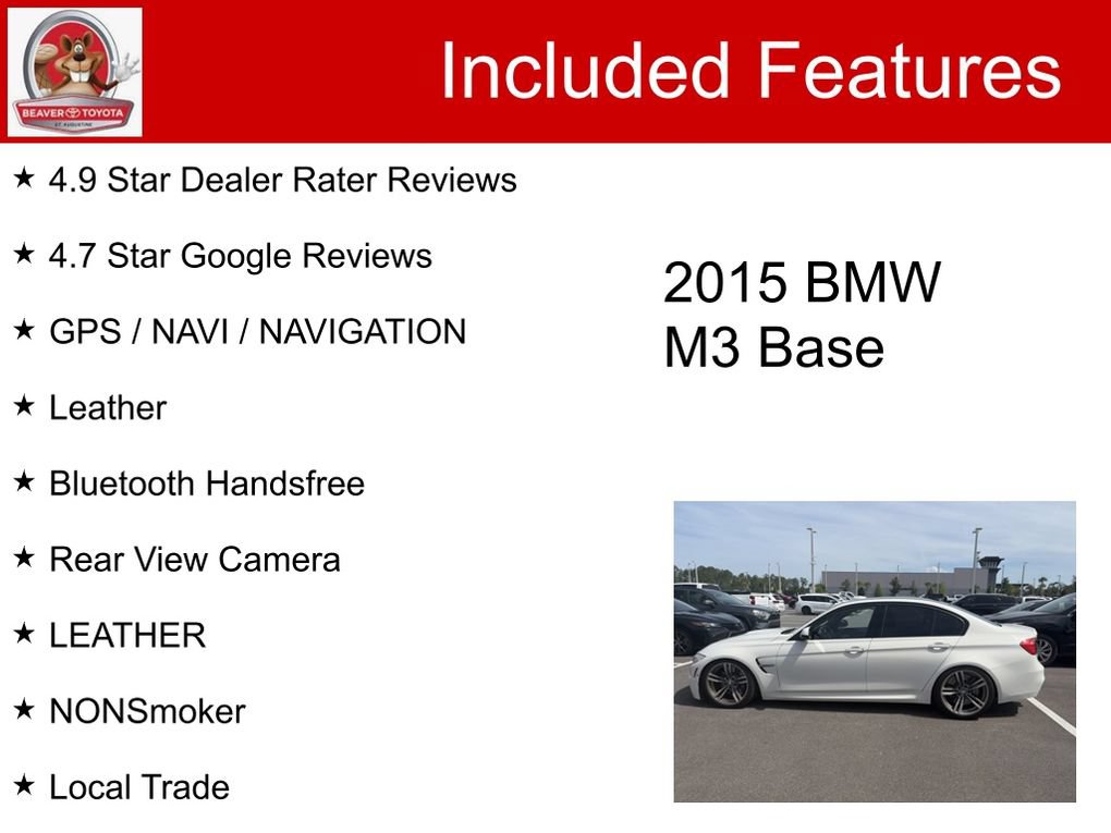 Used 2015 BMW M3 RWD image 5