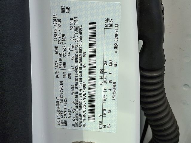 Used 2022 Ford Escape SE w/ Convenience Package image 30