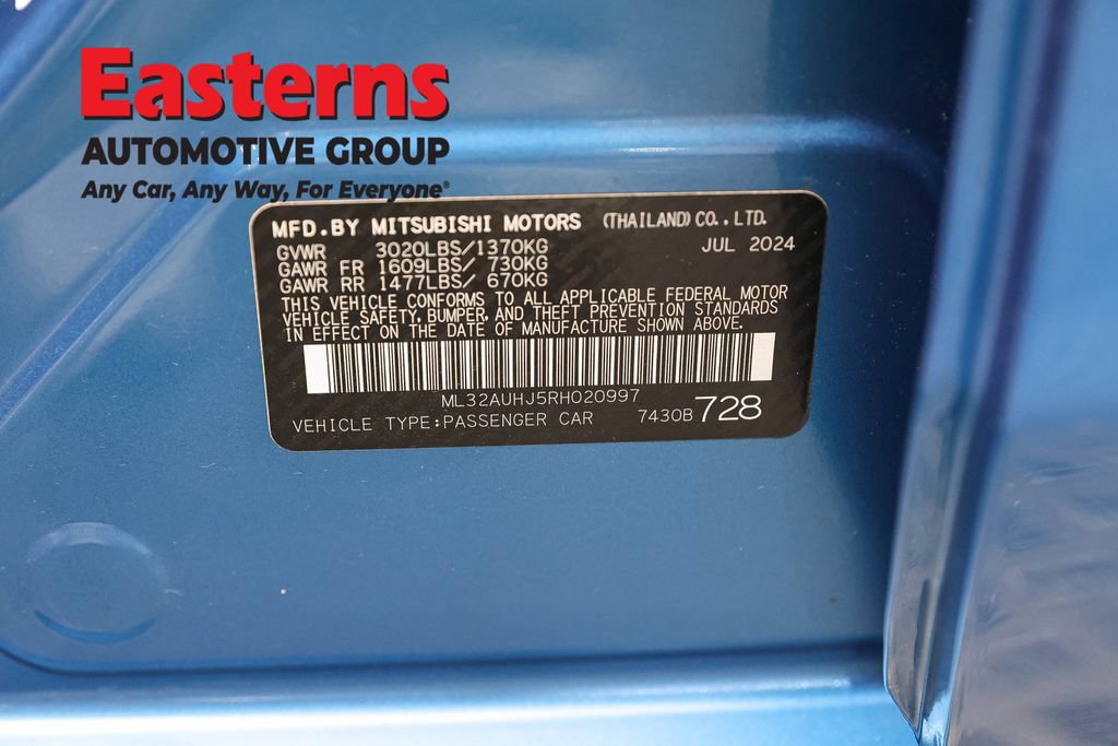 Used 2024 Mitsubishi Mirage ES FWD image 33