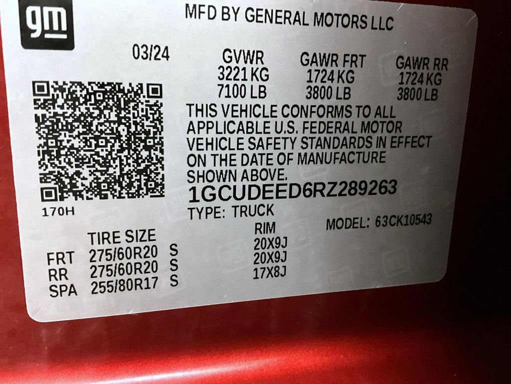 Certified 2024 Chevrolet Silverado 1500 RST AWD/4WD image 24
