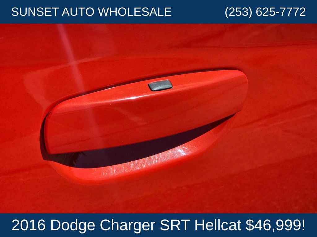 Used 2016 Dodge Charger SRT Hellcat w/ Harman/Kardon Audio Group RWD image 21