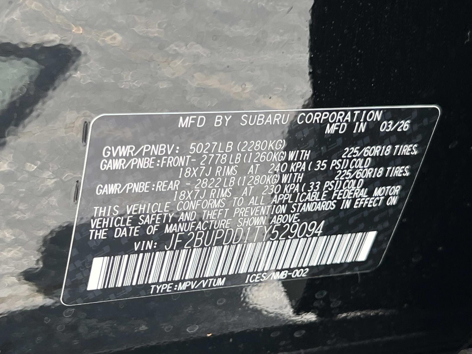 Certified 2026 Subaru Outback Limited w/ Premium/Limited Package 2 AWD/4WD image 27