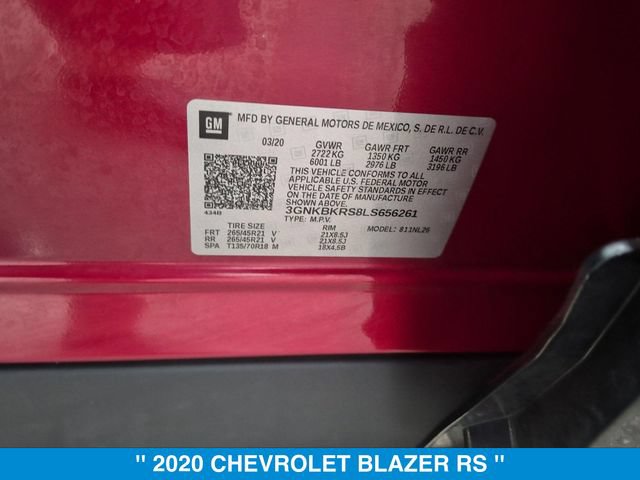 Used 2020 Chevrolet Blazer RS AWD/4WD image 37