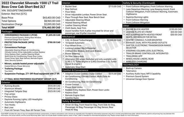 Certified 2022 Chevrolet Silverado 1500 LT Trail Boss w/ Convenience Package II AWD/4WD image 7