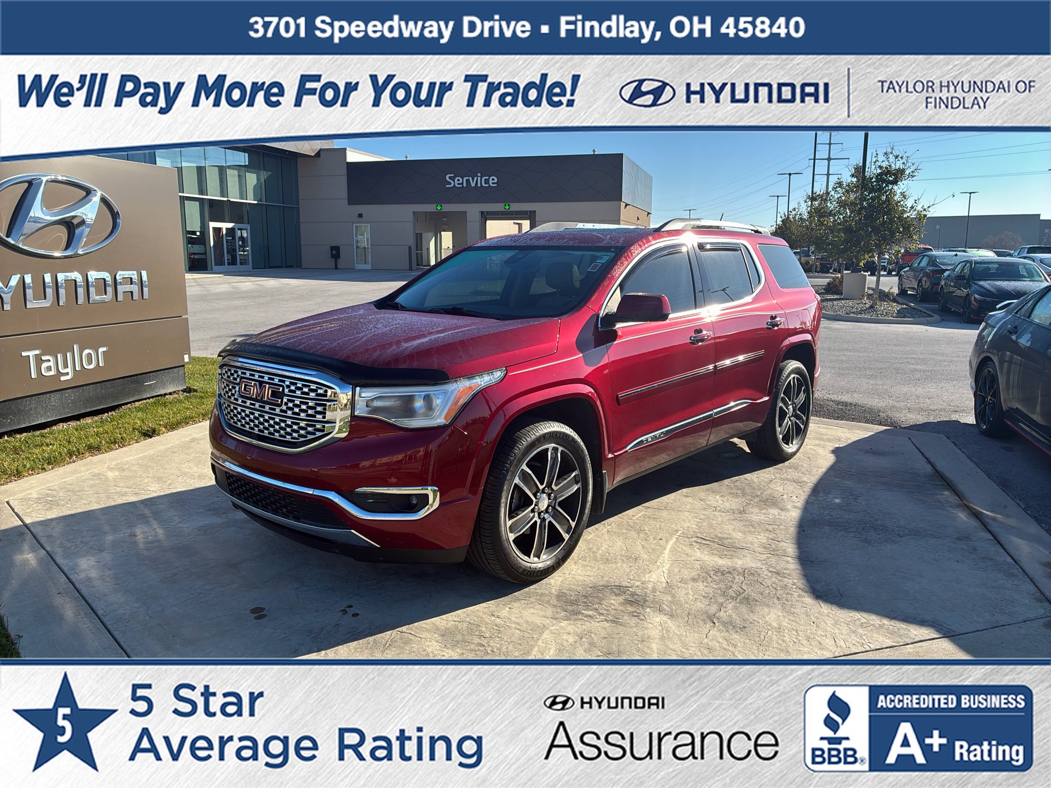 Used 2019 GMC Acadia Denali w/ Technology Package