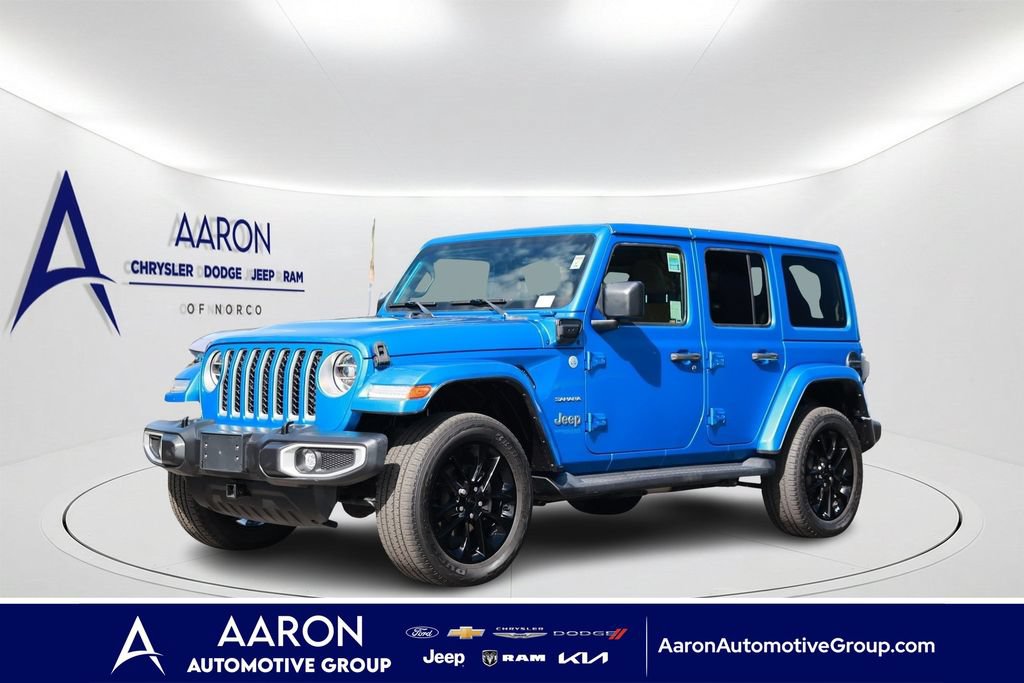 Used 2021 Jeep Wrangler Unlimited Sahara w/ Cold Weather Group AWD/4WD image 1