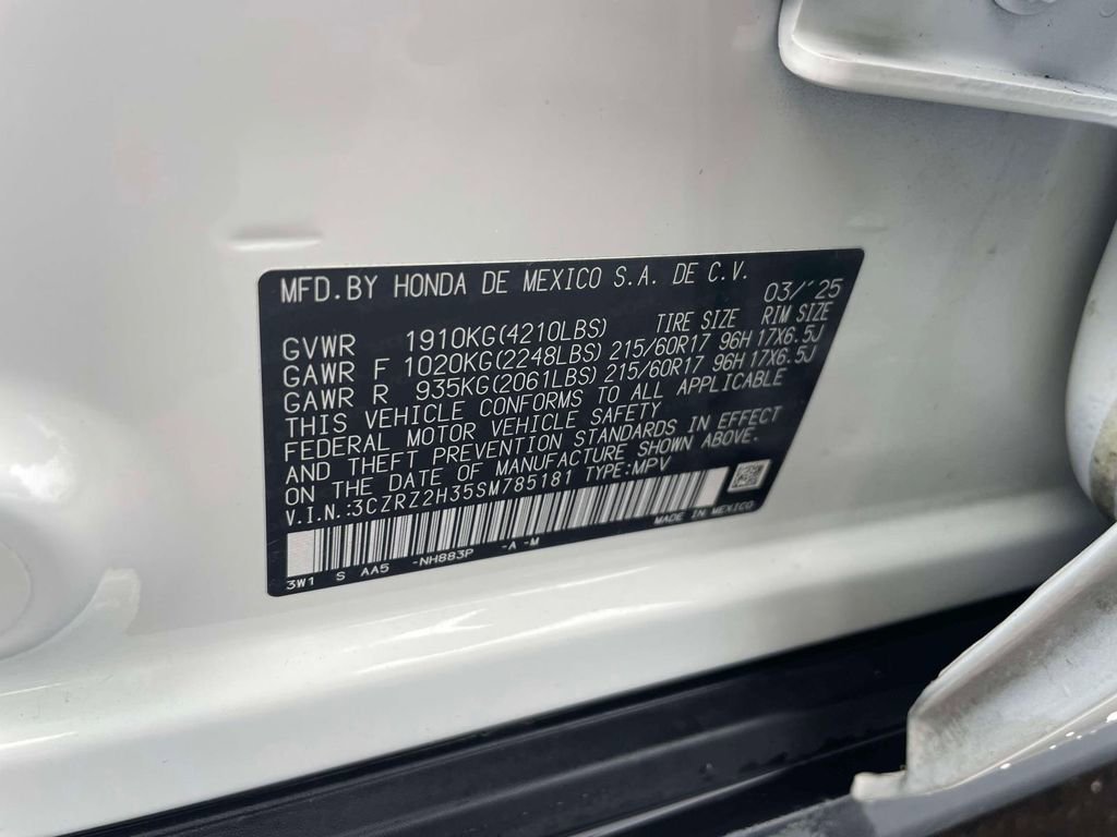 Certified 2025 Honda HR-V LX image 18