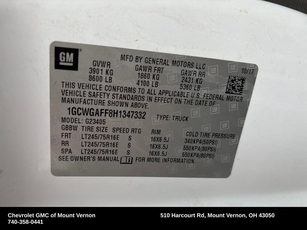 Used 2017 Chevrolet Express 2500 image 29