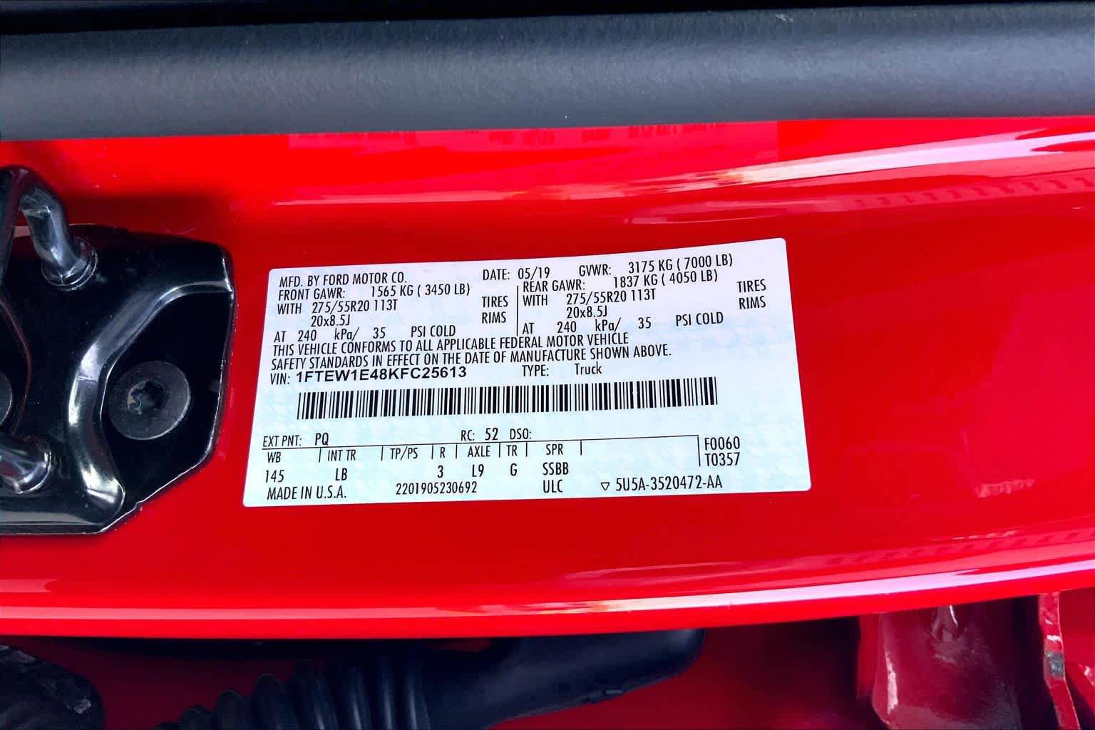 Used 2019 Ford F150 Lariat w/ Equipment Group 502A Luxury AWD/4WD image 28