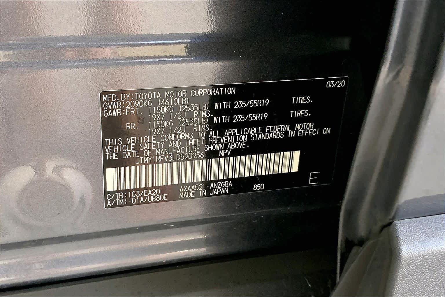 Used 2020 Toyota RAV4 Limited FWD image 34
