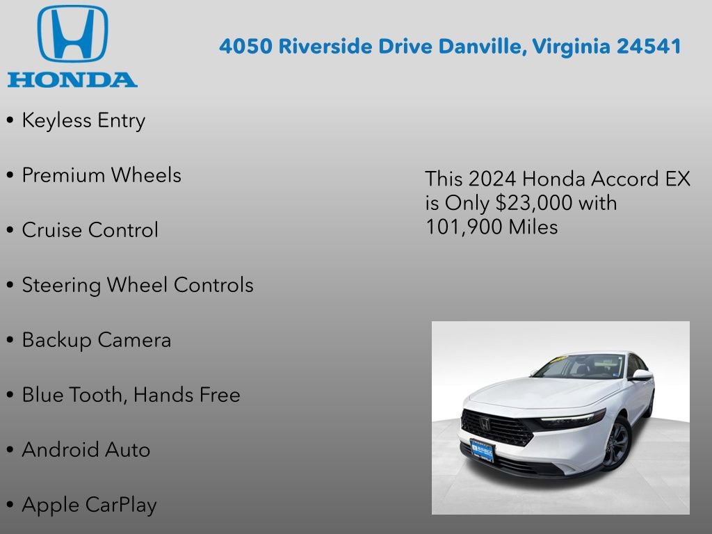 Used 2024 Honda Accord EX image 7