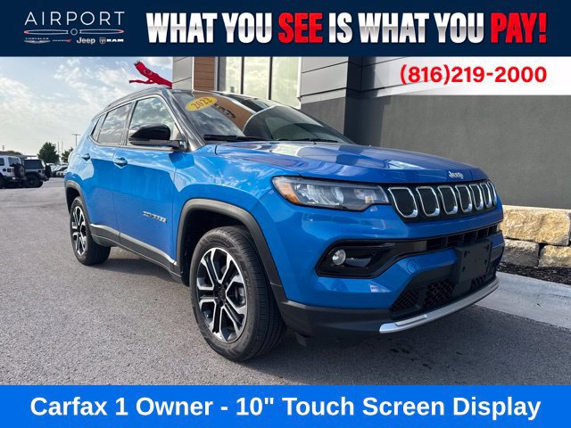 Used 2022 Jeep Compass Limited AWD/4WD image 1