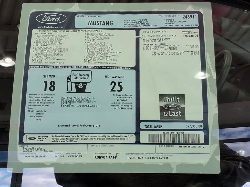 Used 2001 Ford Mustang GT image 7