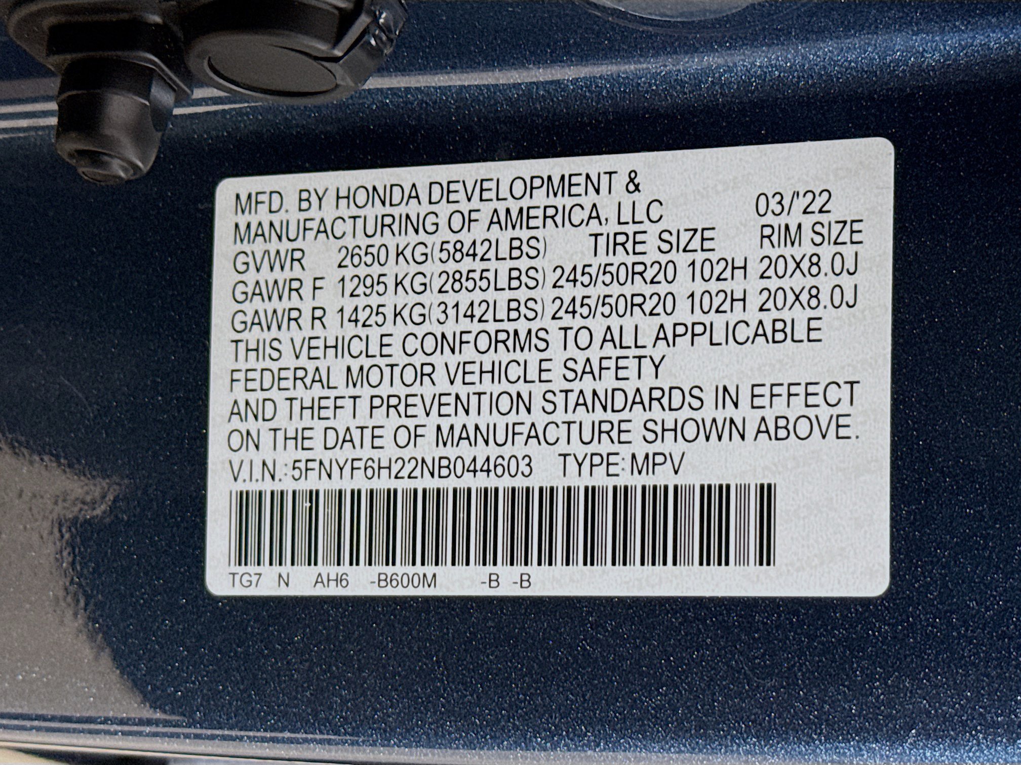 Certified 2022 Honda Pilot Special Edition image 40