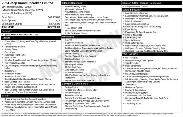 Used 2024 Jeep Grand Cherokee Limited image 31