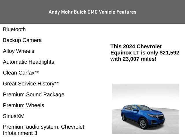 Used 2024 Chevrolet Equinox LT w/ LPO, Floor Liner Package image 4