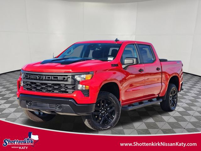 Used 2025 Chevrolet Silverado 1500 Custom Trail Boss w/ Turbomax Blackout Package AWD/4WD image 1