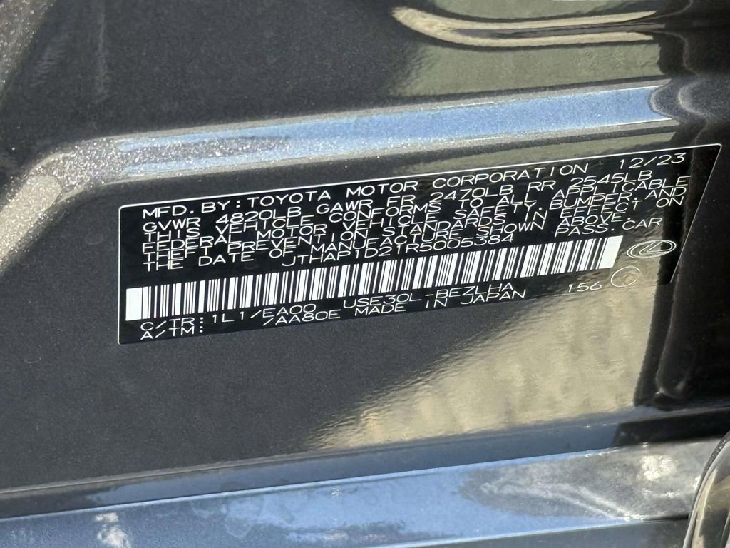 Used 2024 Lexus IS 500 w/ Accessory Package RWD image 32
