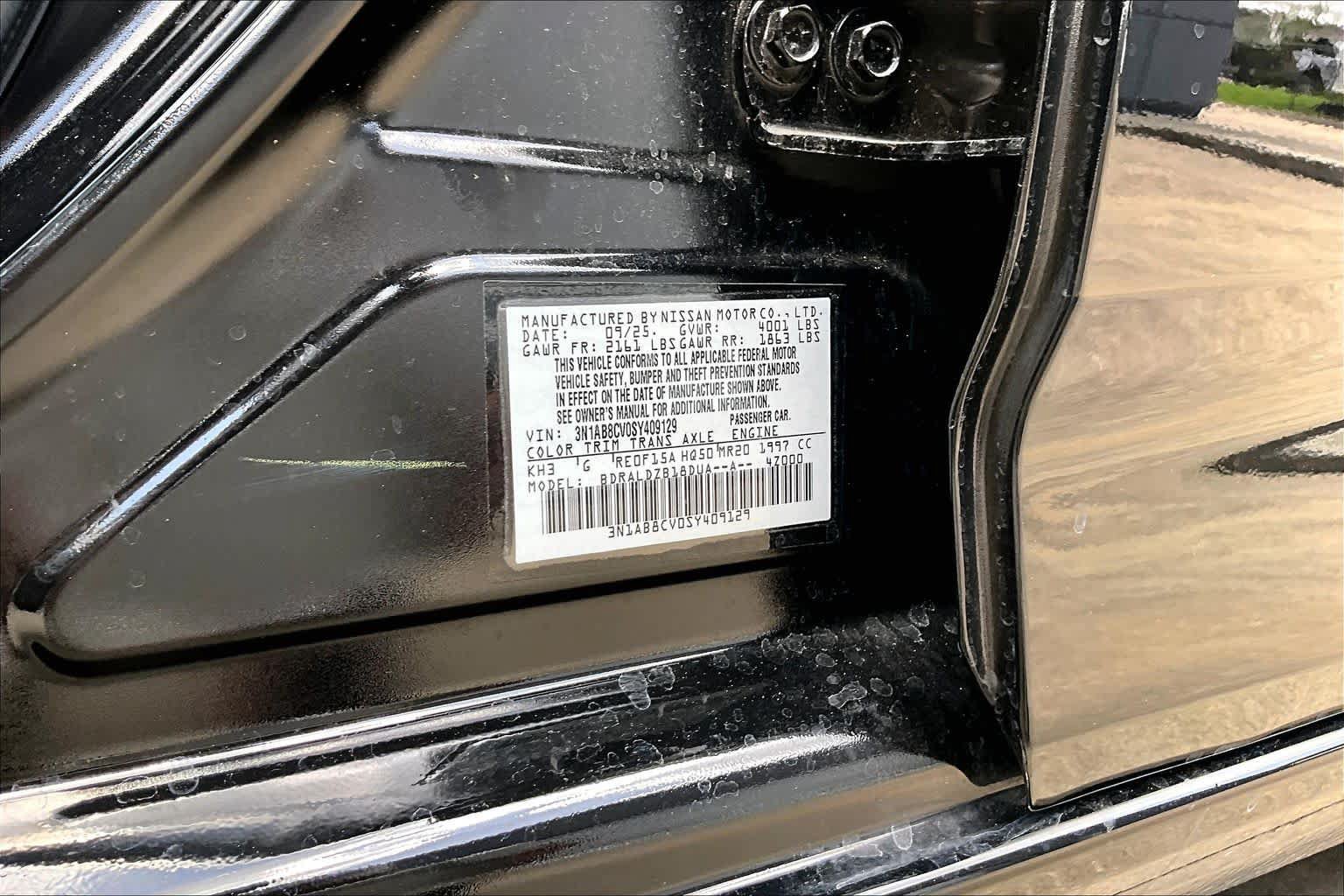 Certified 2025 Nissan Sentra SV w/ Trunk Package FWD image 34