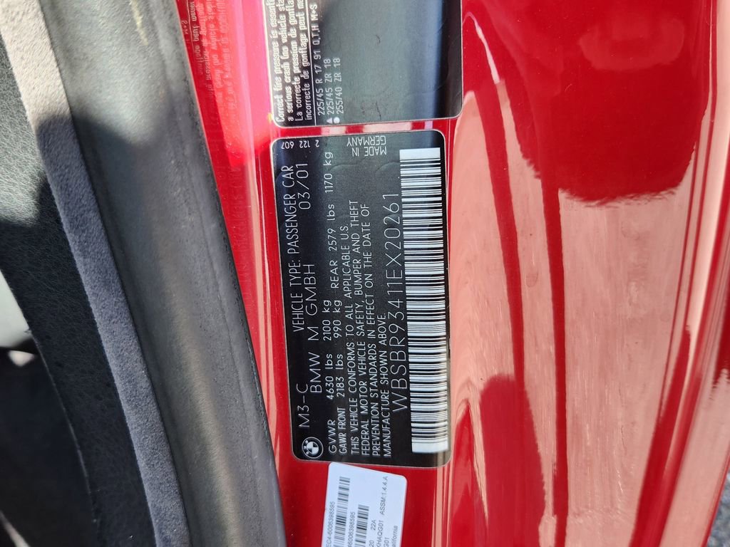 Used 2001 BMW M3 Convertible RWD image 30