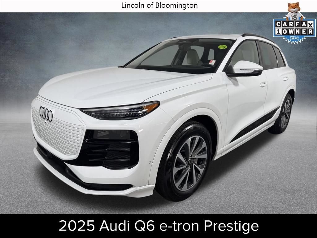 Used 2025 Audi Q6 e-tron Prestige w/ Beige Warm Weather Package