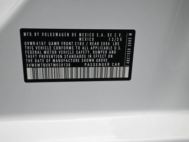 New 2026 Volkswagen Jetta S image 20