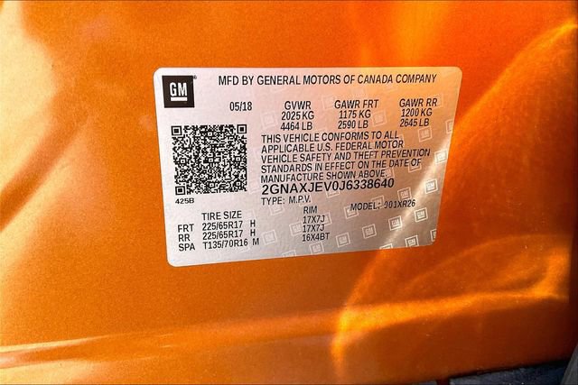 Used 2018 Chevrolet Equinox LT image 14