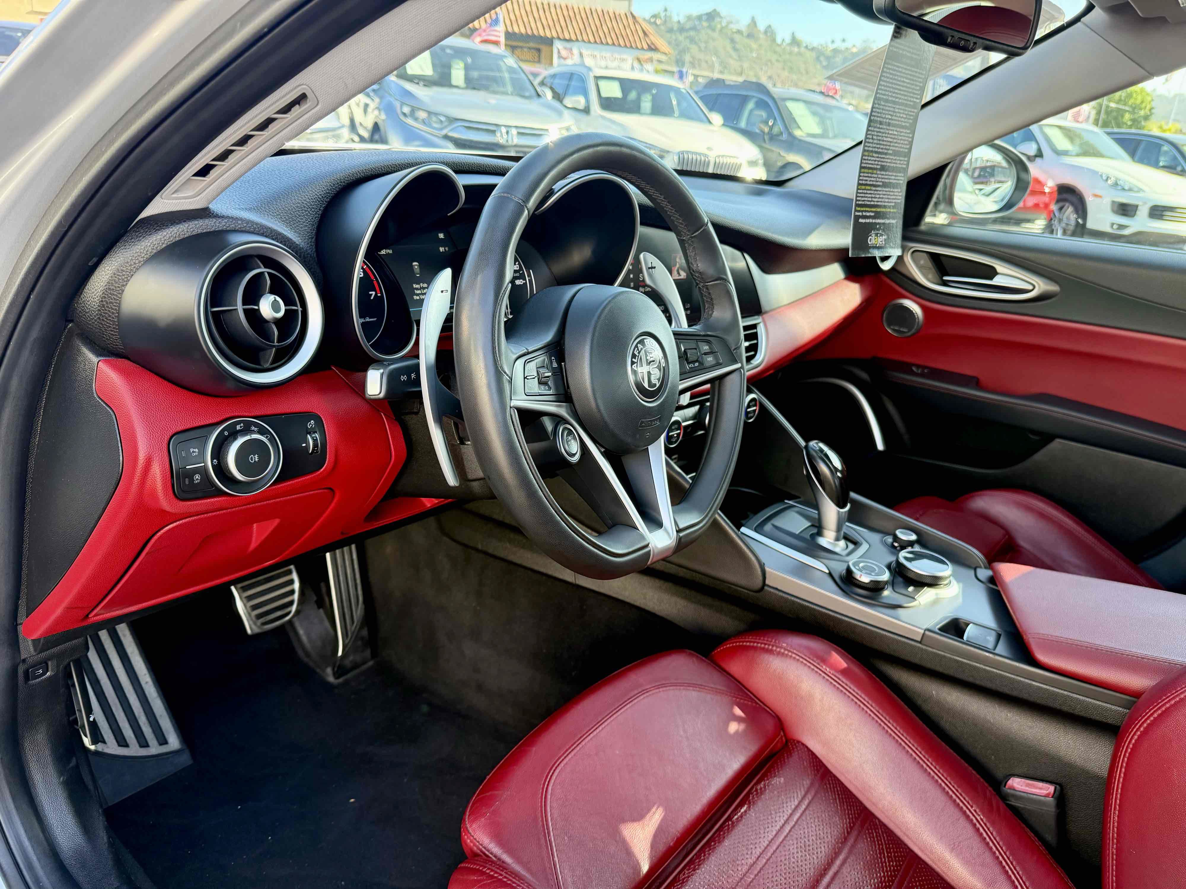 Used 2018 Alfa Romeo Giulia Ti Sport w/ Quick Order Package 22U Sport RWD image 14