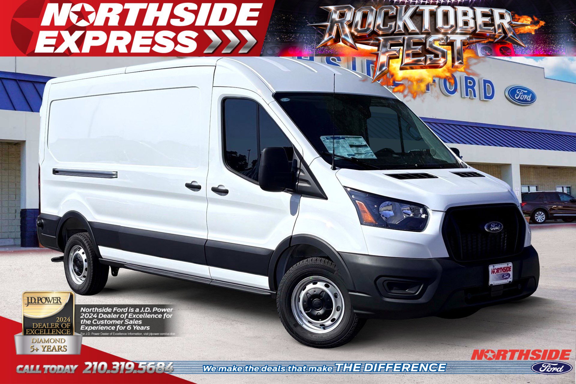 New 2025 Ford Transit 250 148 Medium Roof w/ Load Area Protection Package