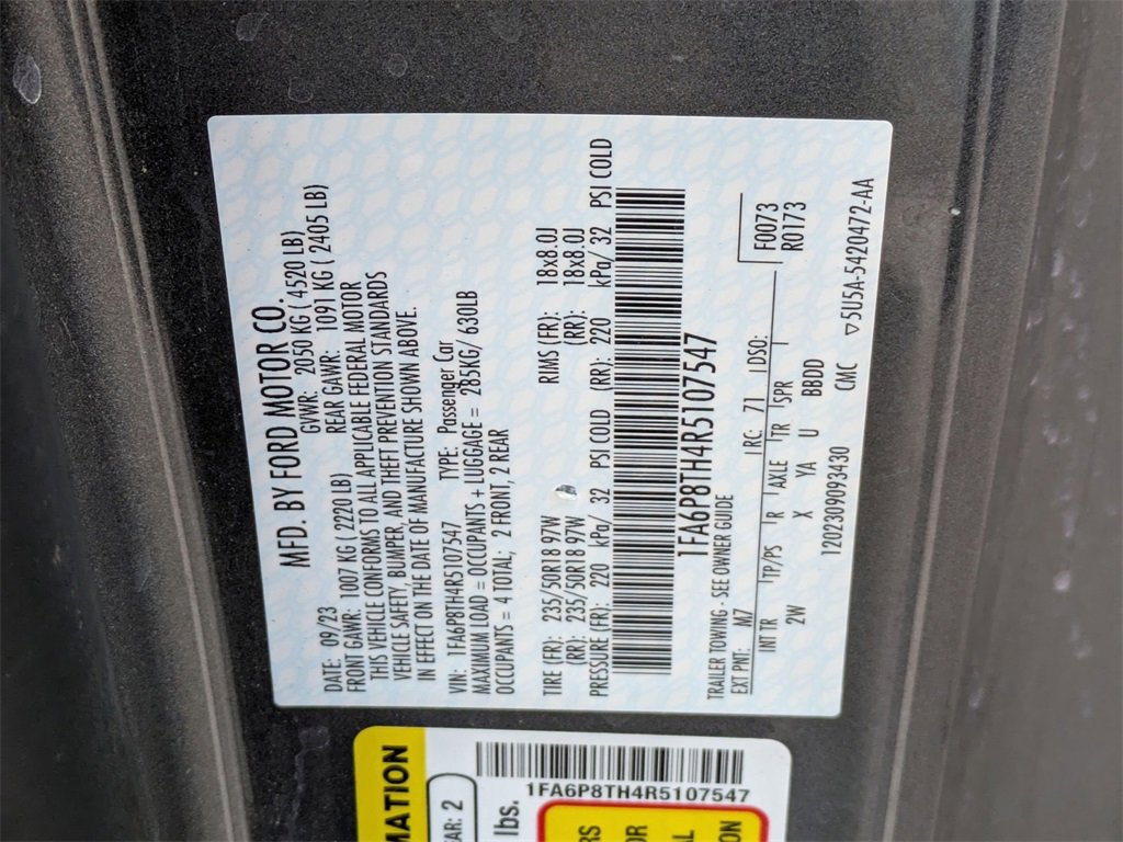 Used 2024 Ford Mustang Coupe image 32