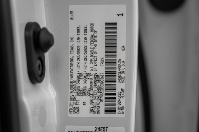 New 2025 Toyota Tundra Capstone image 49