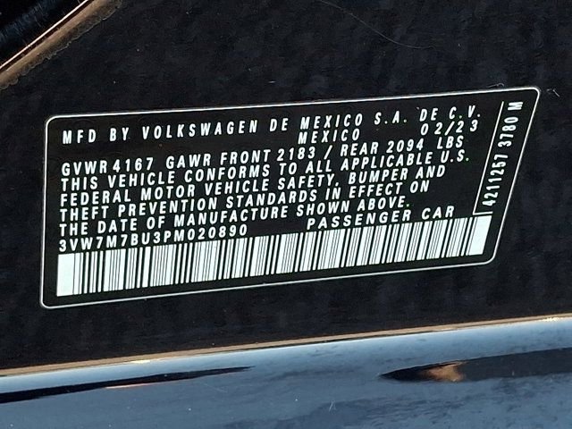 Certified 2023 Volkswagen Jetta SE w/ Panoramic Sunroof Package FWD image 32