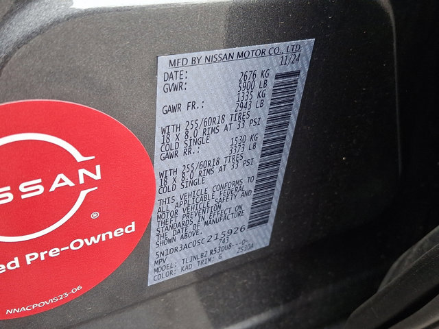 Certified 2025 Nissan Pathfinder S w/ Cargo Package image 26